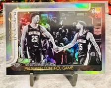 2025-26 Topps Won't Bow Down Pels Pair Control Game Blackout Parallel #299