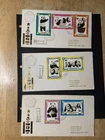 Mongolia lot of 3 1977 FDC 1st day covers to the USA Great Pandas