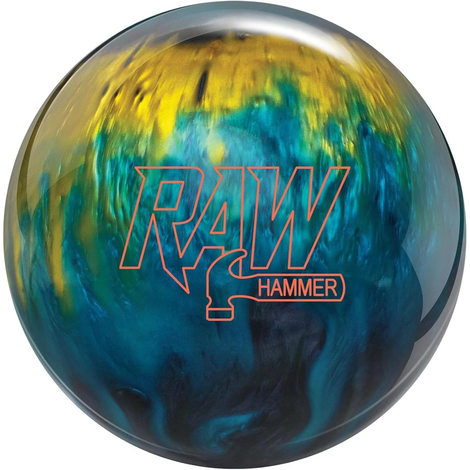 Hammer Raw Hammer Smoke Blue Gold Bowling Ball 19290₽