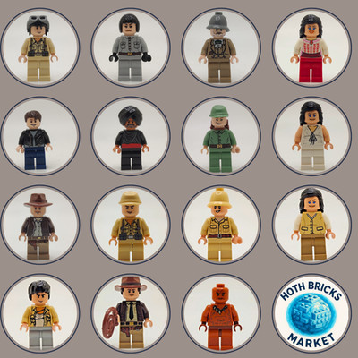 LEGO  Indiana Jones - Minifiguren  u. a. Henry Jones, Irina Spalko zur Auswahl