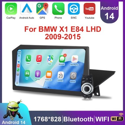 Für BMW X1 E84 2009-2015 Android 14 Autoradio 4+64G Carplay GPS Navi WIFI 12,9''