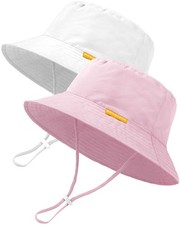 Baby Sun Hat Kids Summer Sun Protection Toddler Bucket Hat Wide Brim Adjustab...