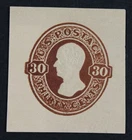 CKStamps: US Cut Square Stamps Collection Scott#U338 Unused NH NG