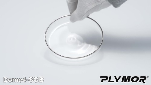 Plymor 4" x 4" Round Glass Display Tray (Silver Rim) - Video 1 of 1