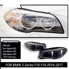 For BMW 5 series F10 2011-2017 Headlight LED Front DRL Turn Signal Dynamic Lamps