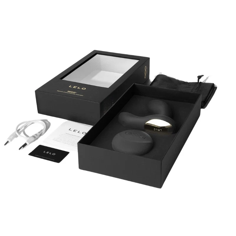 Masajeador de próstata LELO Hugo - negro Foto 3 de 4