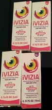 4 Ivizia Eye Drops 0.33 0.16 FL OZ Dry Eyes Lubricant Redness Allergies Allergy