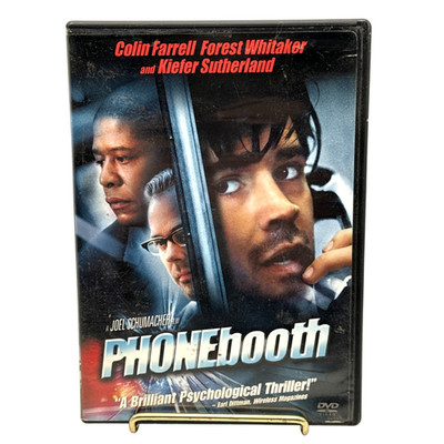 Phonebooth DVD 2002 Movie Thriller Colin Farrell Widscreen