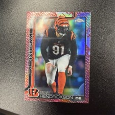 Topps Chrome Trey Hendrickson Pigskin Cincinnati Bengals Football Card