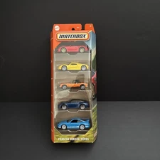 Matchbox NEW For 2025 Porsche Heroes 5 Pack 911 GT3, 918, 914, 911 Targa, Cabrio