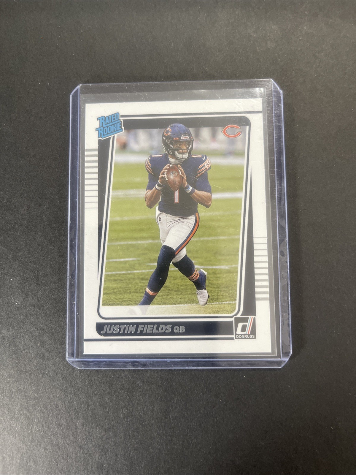2021 Donruss Football Justin Fields #253 Rated Rookie Chicago Bears!!