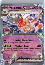 Carta Pokemon Holo Fiamme Ossidiana Vespiquen ex 096/197 LP