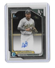 2024 Bowman Chrome - Prospect Autographs Darling Fernandez #CPA-DF (AU, RC)