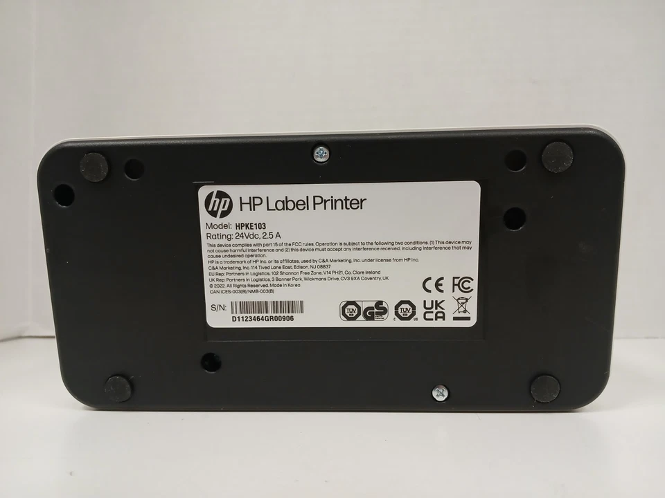 HP HPKE100 Thermal Label Printer - Image 4 of 4