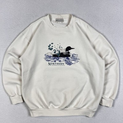 Vintage Northern Reflections Sweatshirt Women's Medium White Loon