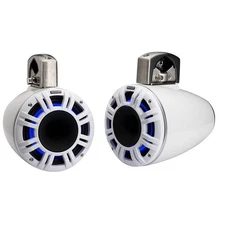 KICKER KMTCXL8 8" LED Horn Loaded Compression Driver Tower System - White [51KMT