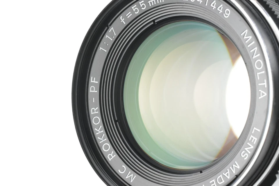 [Near MINT/Hood] Minolta MC Rokkor - pf 50mm f/1.7 MF Lens from Japan - Image 3 of 4