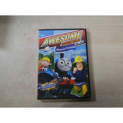 Awesome Adventures Vol 1 Rescue Friends DVD Thomas Fireman Sam Bob the Builder