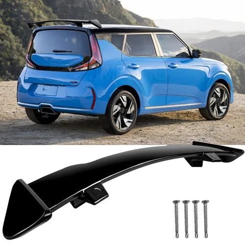 46'' Glossy Black Rear Roof Top Trunk Wing Spoiler Rear Wing Lip For Kia Soul