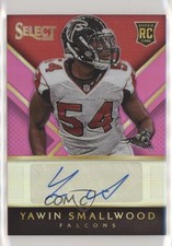 2014 Panini Select Rookie Fuchsia Prizm 110/199 Yawin Smallwood #RA-YS Auto 6ed