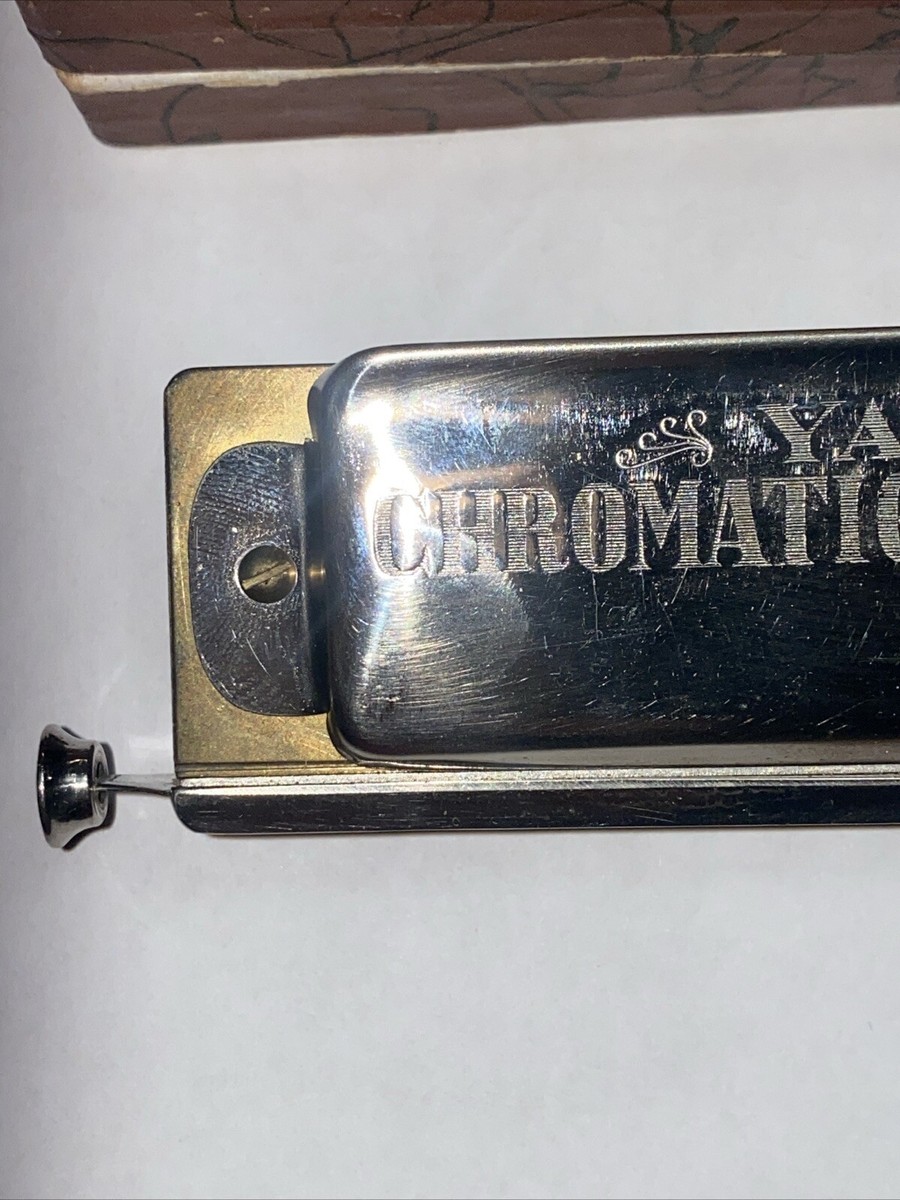 Vintage Yamaha Butterfly Chromatic Harmonica, No 500, Made