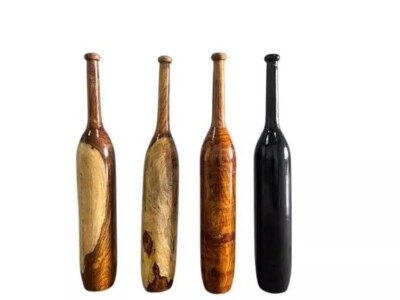 Wooden Indian Clubs / Mugdar / Meel / Clubbell / Karla Kattai, (Natural 1 Pc)