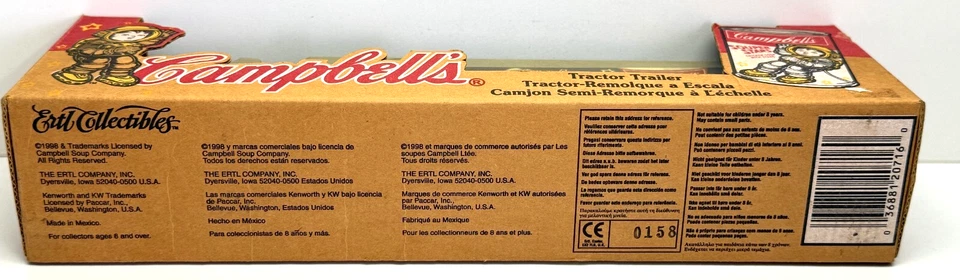 ERTL - Kenworth COE Tractor Trailer - Campbell's Souper Stars - 1:64 Scale - Image 3 of 3
