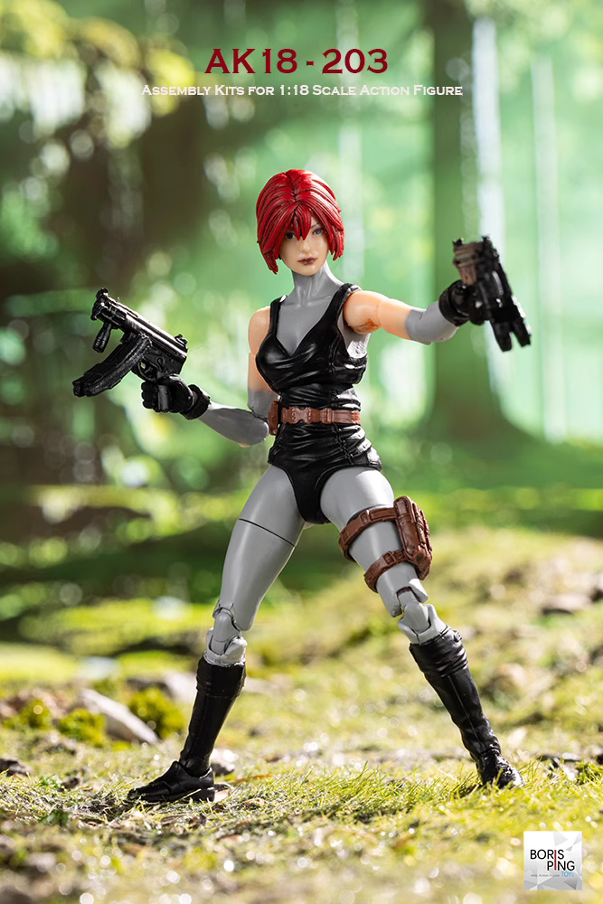 BORISPING TOYS AK18-203 Dino Crisis Regina 1/18 Action Figure