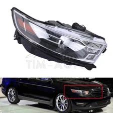 For 2013-2014 Ford Taurus Halogen Gray Trim Headlight Passenger Side Right