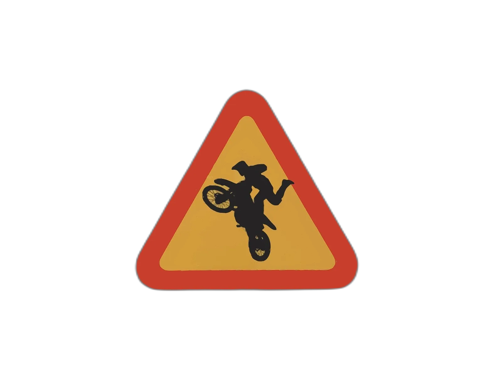 Dirt Bike Trick Signal Sticker Decal