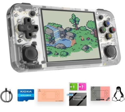 RG35XX H Retro Handheld Game Console with Linux System 3.5 inch IPS Screen