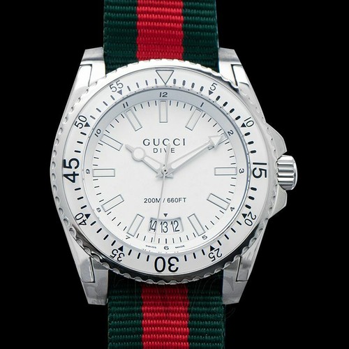 Gucci Dive Stainless Steel Watch with 