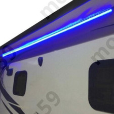 Blue Neon Glow EL Wire String Strip Decor Boat LED Light Car Party Controller