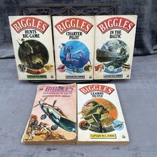 Set Of 5 Captain W E Johns PB Armada Books Biggles In The Baltic Charter Pilot