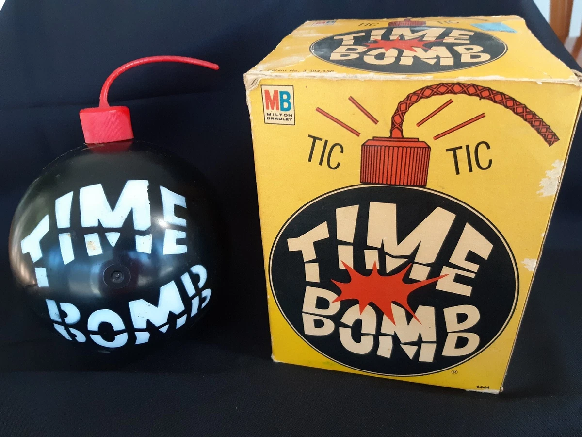 1964 TIME BOMB GAME in BOX by Milton Bradley WORKS TESTED! Vintage