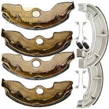 Front & Rear Brake Shoes + Springs For Honda TRX200SX Fourtrax 200Sx 1986-1988 