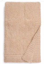 X LARGE/54x72 SOFT CAMEL/TAN BEIGE BAREFOOT DREAMS CozyChic Throw Blanket-NWT