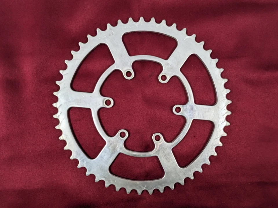 Plato premium vintage TA Specialites 49t 6 pernos 80 BCD C9 Foto 4 de 4