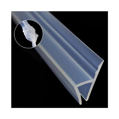 Glass Shower Door Seal Strip(Need Silicone Glue), 120inch Frameless Weather S... | eBay