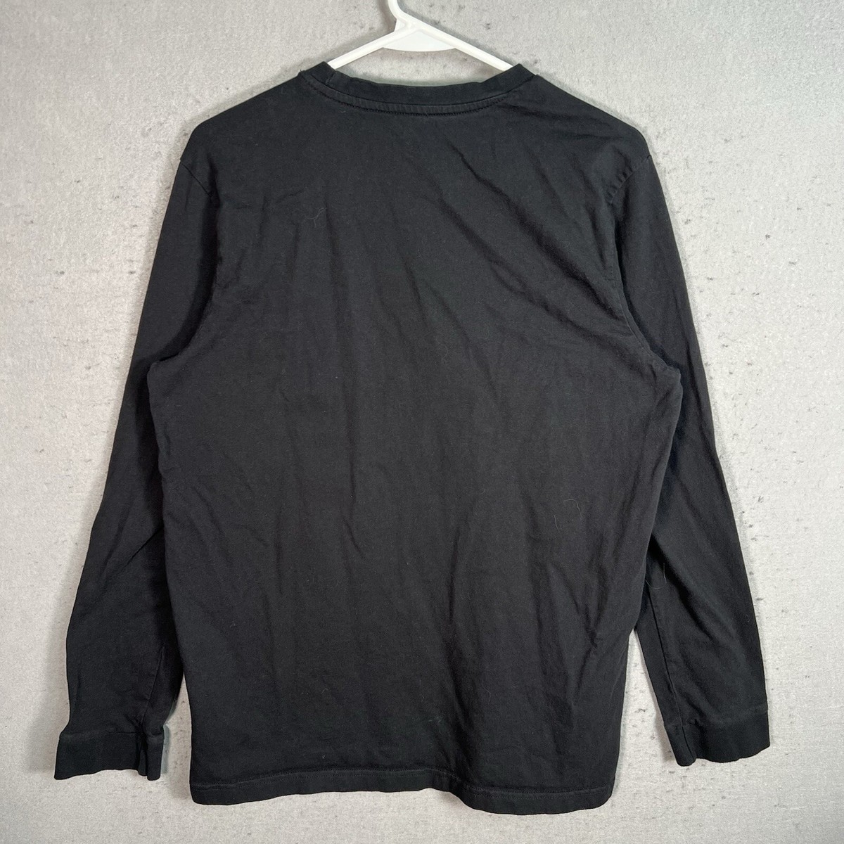 Adidas Center Logo Trefoil T Shirt Adult Medium Black Long