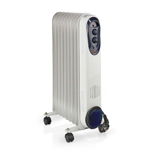 Riscaldatore Elettrico Radiatore ad Olio Stufetta Ruoli Portatile 3 Livelli - Foto 11 di 12