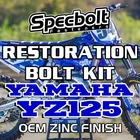 YZ125 Restoration Bolt Kit For Yamaha YZ 125 81-23 Specbolt OEM Zinc Finish