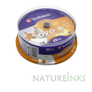 Facts more than 25 Verbatim DVD-R 16x 4.7GB 120 mins Printable Blank DVD discs AZO 43538 Taiwan picture relating to Verbatim Printable Dvd R known as Info pertaining to 25 Verbatim DVD-R 16x 4.7GB 120 mins Printable Blank DVD discs AZO 43538 Taiwan