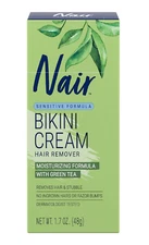 Nair Hair Remover Bikini Cream With Green Tea Sensitive Formula 1.70oz - New