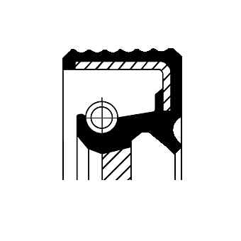 01027945B CORTECO Shaft Seal, differential for ,RENAULT TRUCKS