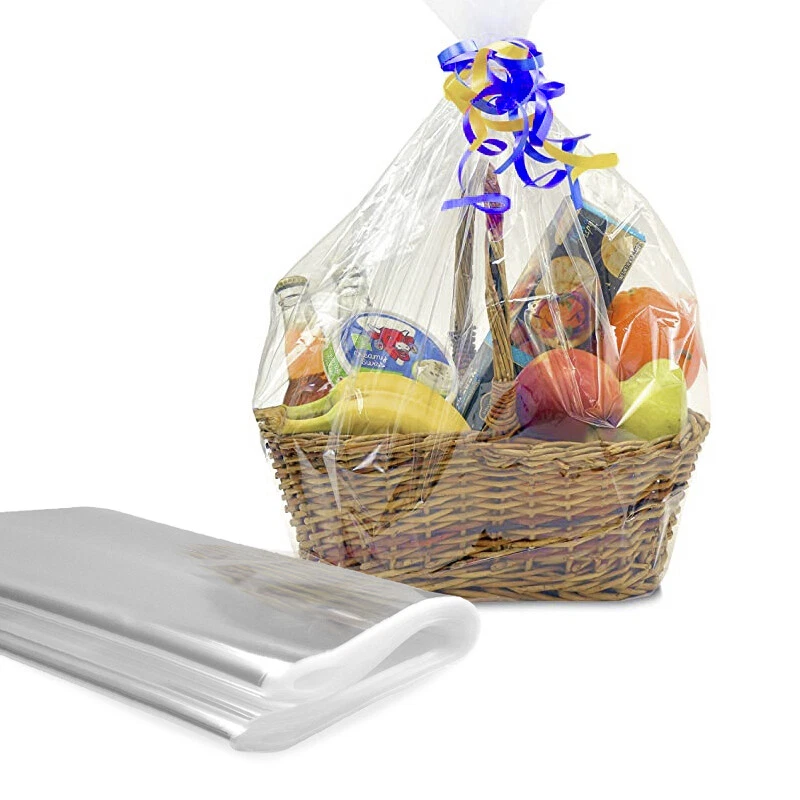 [25, 50 o 100] Fogli Cellophane Trasparenti 100x130 cm Cesto Regalo Confezioni - Immagine 4 di 4