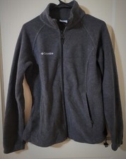 Columbia Fast Trek ll Women's Full Zip Fleece Jacket Size Medium - Grey