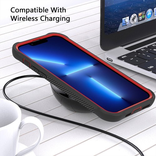 For iPhone 13/12/11/Pro/Max Clear Phone Case Shockproof Belt Clip Holster Cover - Picture 46 of 47
