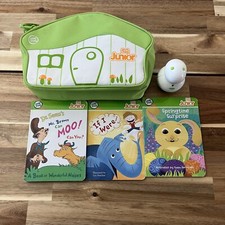 Leap Frog Tag Junior Reading System With 5 Books Reader and Carry Storage Case