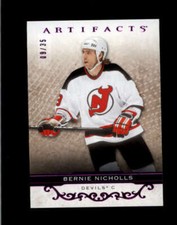 BERNIE NICHOLLS 2021/22 UPPER DECK ARTIFACTS #153 PURPLE PARALLEL #09/35 BD1510